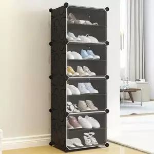 학원 어린이집 사무실 슈즈 정리 수납 신발장 8단 W4CDECF