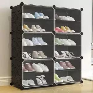학원 어린이집 사무실 슈즈 정리 신발장 2열 6단 W4CDED1