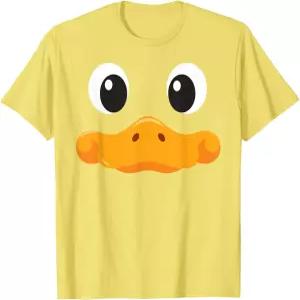 덕 페이스 티셔츠 할로윈 코스튬 생일 디어 귀엽고 웃긴