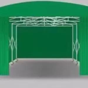 대형 자바라 천막 행사장 접이식 삼각형 투명비닐 몽골 구입