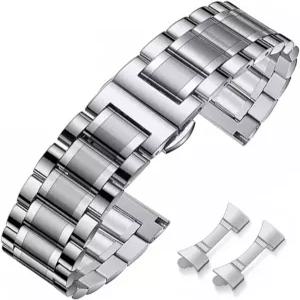 헤이오즈리 금속 시계줄 스테인리스 스틸 16mm 18mm 19mm 20mm 21mm 22mm 24mm 브레이슬 교체 밴드