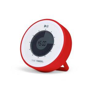 [미국배송] 타임 타이머 트위스트 - 업데이트 90분 디지털 비주얼 카운트다운 시계 아이들의 교실 학습 학습 도구 교사 책상 운동 및 주방 타이머(빨간색)를 위한 킥스탠드가 장착된 마그네틱