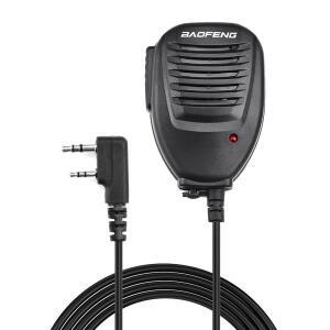 Baofeng 워키토키 마이크 스피커 듀얼 PTT 햄 라디오 UV-5R BF888S UV82 양방향 액세서리 리뉴얼