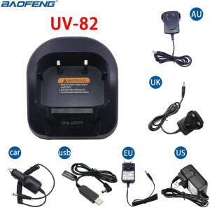 Baofeng UV-82 배터리 충전기 CH-8 워키토키 양방향 라디오 BF-UV82 햄 100-240V