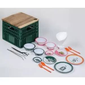 서울우유 캠핑 캠핑식기 식기세트 식기 코펠 네파 (WFK8WUV)