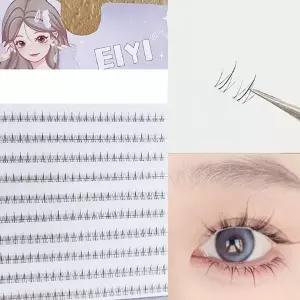 여성 인조 붙이는 예쁜 속눈썹 10줄불꽃아래속눈썹 (WFK9AHW)