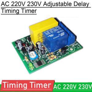 AC 220V 딜레이 전원 OFF 릴레이 모듈 예약 스위치 배터리 자동차 충전 타이머 방지 보호