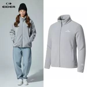 [백화점 정품] 아이더 플리스 후리스 출고] 여성 팝 마이크로 자켓 멜란지 그레이 털 뽀글이 점퍼