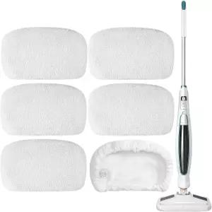 BIHARNT 6팩 SMP01 마이크로파이버 및 세척 가능한 스팀 걸레 패드 켄모어 SM2060 S200 시리즈 바닥 청소