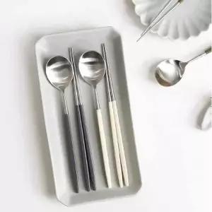 골드 세트 수저 수저세트 숟가락 젓가락 저분 케이스 (WFK6JS1)