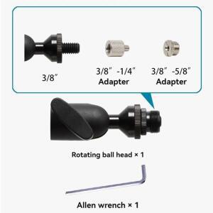 슬림 마이크 암 클립포함 붐 암 데스크탑 스탠드 전화 테이블 용 조정 가능 캔틸레버