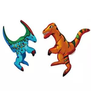 컬러룬 공룡 만들기: 티라노사우르스파라사우롤로푸스 오뚝이 복주머니 0개입 세트
