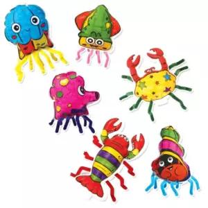 컬러룬 바다생물 6종 컬러룬오뚝이 복주머니 만들기