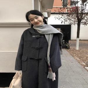 떡볶이코트 여성 데일리 간절기 겨울 루즈핏