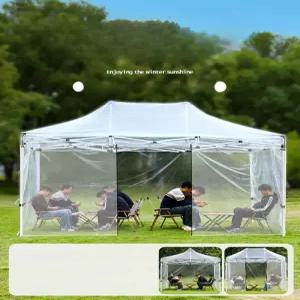 테라스 투명 천막 접이식 그늘막 몽골 농막 야외 지퍼 글램핑