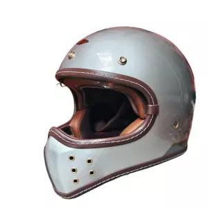 레트로 오프로드 풀페이스 헬멧 클래식 바이크 오토바이