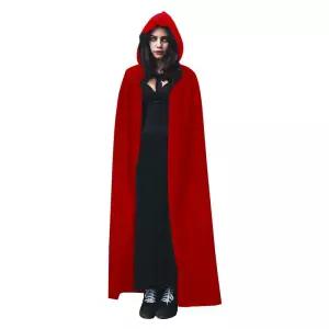 (레드) 해피 파티 할로윈 벨벳 후드 망토/파티복/의상/분장/행사/파티옷/코스튬/이벤트/복장/코스프레/변장