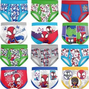 선물 및 배변 훈련에 완벽한 마블 보이즈-토들러 전용 12PK 아벤트 박스 스파이더맨 슈퍼히어로-프렌즈