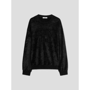 에잇세컨즈 8seconds 벨벳 그래픽 스웨트 셔츠 블랙