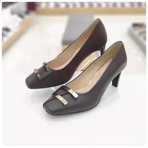 [탠디]여성 모던 펌프스 골드컬러장식 양가죽구두 TD12N4221Y