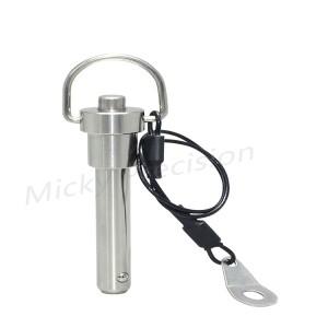 볼 잠금 핀 퀵 릴리스 버튼  링 핸들 손잡이 고속 스테인레스 스틸 직경 5-25mm