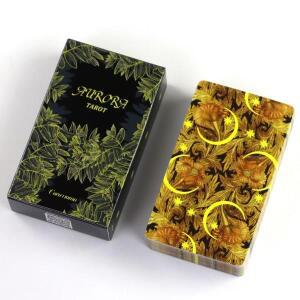 오로라 타로 스타 가이드 여행 마르세유 데크의 전통 탐험 10.36cm 78 PCS 카드