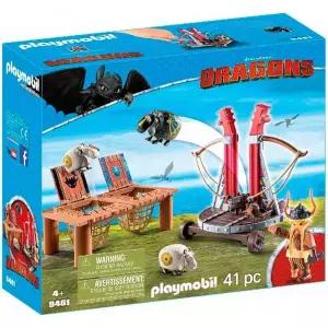 플레이모빌 드래곤 길들이기 고버양 슬링 장난감 세트