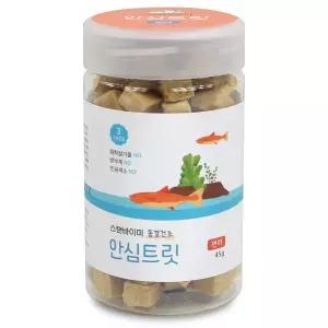 스탠바이미 안심트릿 연어 45g x1개 강아지사료 반려견 영양간식 건강 애완동물