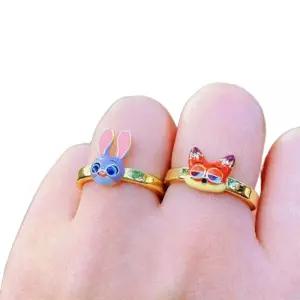 주토피아 반지 커플링 주디 닉 우정링