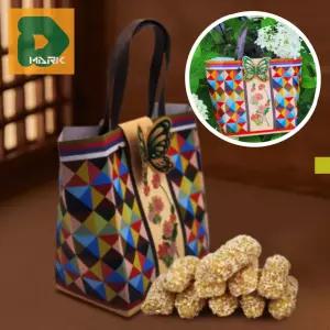 전통교육 가방 10p 구성 교구 문양 명절 체험 포함 유과세트 재료 10인용 조각보 활동 만들기 전통가방