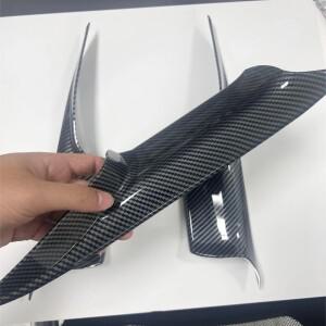 BMW F01 7 시리즈 730 750 2008-2015호환  자동차 실내 도어 핸들 손잡이 앞 뒤 좌우 카본 파이버 내부 패