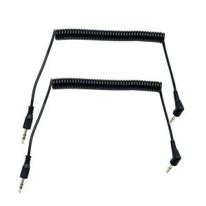 [미국배송] 3.5MM 보조 케이블 SEADREAM 2팩 3극 코일링 남성에서 남성으로 각도 조절된 스테레오 오디오 케이블 헤드셋 연장 BEATS DR. DRE STUDIO 아이폰호환 삼성용