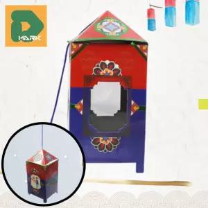 전통형 선물상자 10p 전통 상자 행사용 명절 소품 선물 만들기세트 포장 문화 단체 유치원 체험 청사초롱