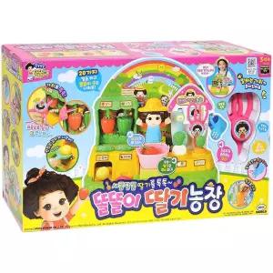 3세유아 체험학습 아빠선물 미미월드 똘똘이 딸기농장 (건전지포함) 농장놀이 농장놀이세트