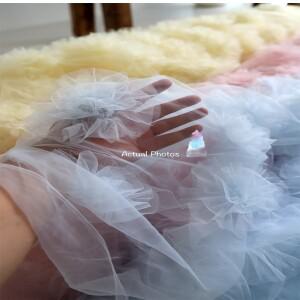 숲스타일 레이스 원단 3D 꽃사  촬영호환  DIY 웨딩 배경 장식 소품