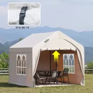 겨울 추위 쉼터 그늘막 방수천막 대형 농막 자동차차고 주차천막 주차장 접이식 이동식