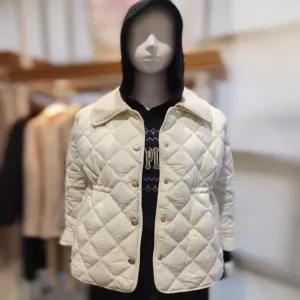 [플라스틱아일랜드] 플라스틱아일랜드 배색카라퀼팅점퍼 PR4PZ781