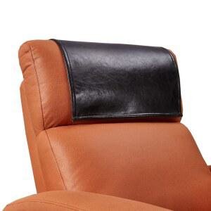 히툰 논 가능 프로텍터 가죽 커버, 소파 방수 세탁 좌석(블랙) 헤드레스트 가구, 의자용 인조 커버 소파, 의자, 슬립 사무용 극장 리클라이너