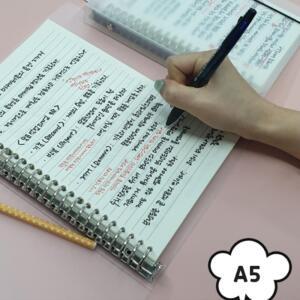 A5 속지 바인더 노트 3학년줄공책 댄스 다이어리 장부