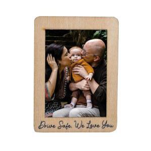 EVKILKJS 자동차 바이저 액자 클립, 아빠를 위한 선물 안전 운전 장식 걸이 액자, 자동차용 포함