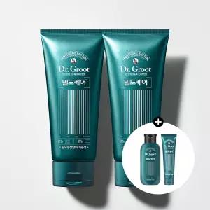 닥터그루트 밀도케어 고농축 단백질 트리트먼트 바질네롤리300ml x2개 탈모 뿌리볼륨+(증정)바질 샴푸 190
