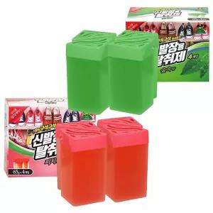 미니 신발장 탈취제 65g 4개입 1P 겔형 실내 냄새제거