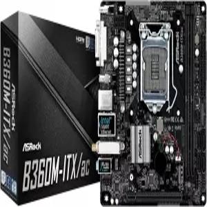 ASRock B360M-ITX/AC LGA1151/Intel B360/DDR4/SATA3 amp;USB3.1/M.2/Wi-Fi/GbE/Mini-ITX Motherboard