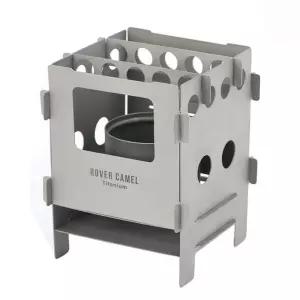 스테인리스 불멍 화목난로 미니 티타늄 캠핑 화로 난로 장작