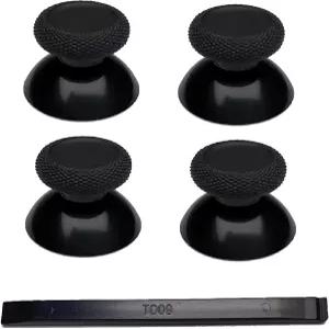 메타 퀘스트 3 컨트롤러용 4PCS 맞춤형 아날로그 엄지 스틱 오큘러스 2 왼쪽 오른쪽 검은색 교체 프로용 VR