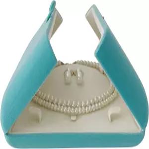 스베아 디스플레이 프리미엄급 아쿠아 주얼리 케이스 목걸이 귀걸이 세트 독특한 디자인의 진주 스트랜드