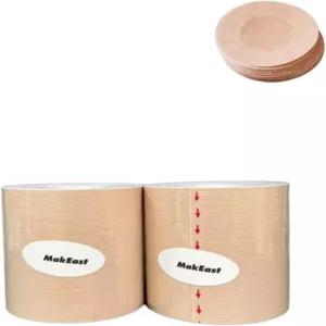 맥이스트 2롤 전이용 트랜스 테이프 가슴 바인딩 FTM 바인더 니플 포함 방수 3인치 X 16.5피트 커버
