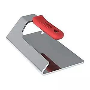 윈코 SWS-74 4L X 7-1 /2W 인치 2파운드 스테인리스 스틸 스테이크 무게 실리콘 슬리브 패티 미트 그릴