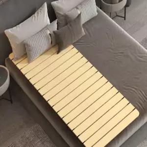 접이식 우드 리스 원목 180cm 침대패드 프레임 침대위 매트 딱딱한 하널패널