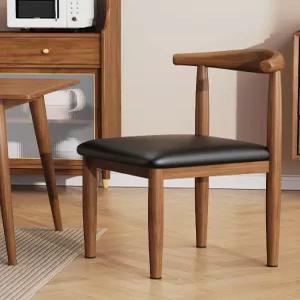 원목 식탁 의자 1인용 인테리어 체어 패브릭 카페 가죽 월넛 식당 쿠션